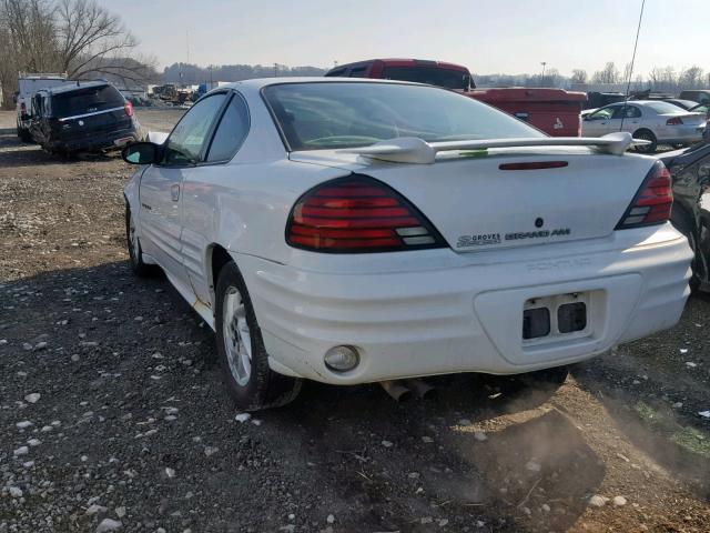 1G2NF12E32C144280 - 2002 PONTIAC GRAND AM S WHITE photo 3