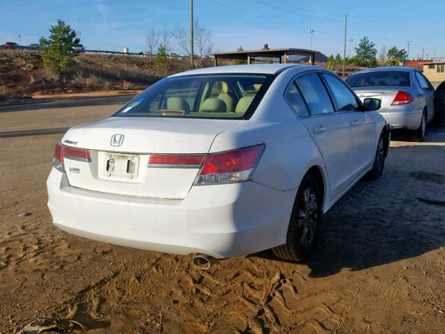 1HGCP2F43CA208548 - 2012 HONDA ACCORD LXP WHITE photo 4