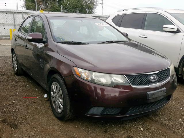 KNAFU4A2XA5063548 - 2010 KIA FORTE EX BURGUNDY photo 1