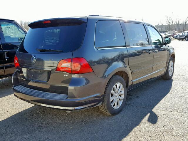 2C4RVABG9CR391457 - 2012 VOLKSWAGEN ROUTAN SE GRAY photo 4