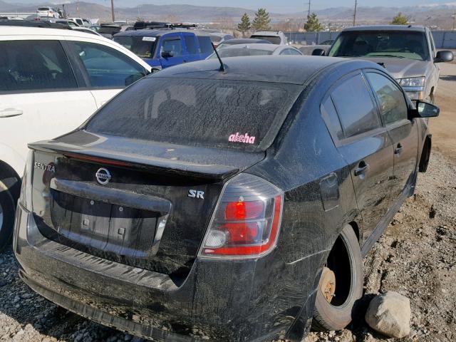 3N1AB6APXBL610011 - 2011 NISSAN SENTRA 2.0 BLACK photo 4