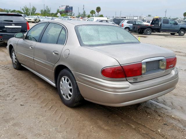 1G4HP52K444137396 - 2004 BUICK LESABRE CU TAN photo 3