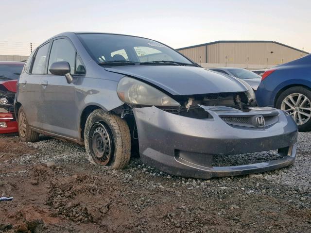 JHMGD38427S059222 - 2007 HONDA FIT SILVER photo 1