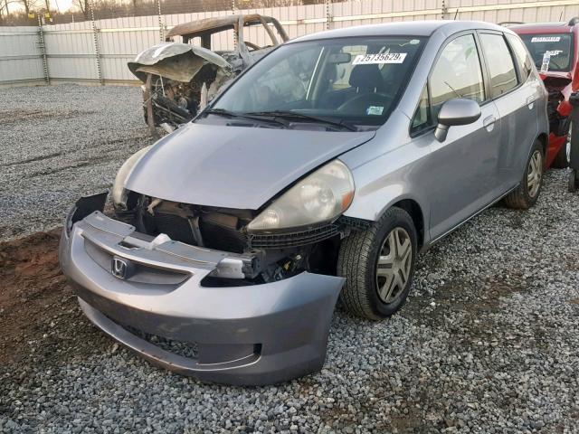 JHMGD38427S059222 - 2007 HONDA FIT SILVER photo 2