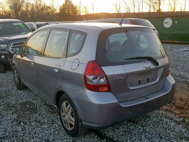 JHMGD38427S059222 - 2007 HONDA FIT SILVER photo 3