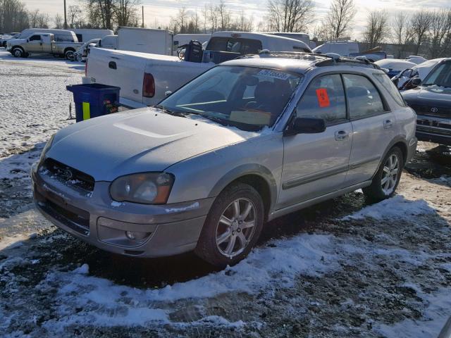 JF1GG68575H817106 - 2005 SUBARU IMPREZA OU SILVER photo 2