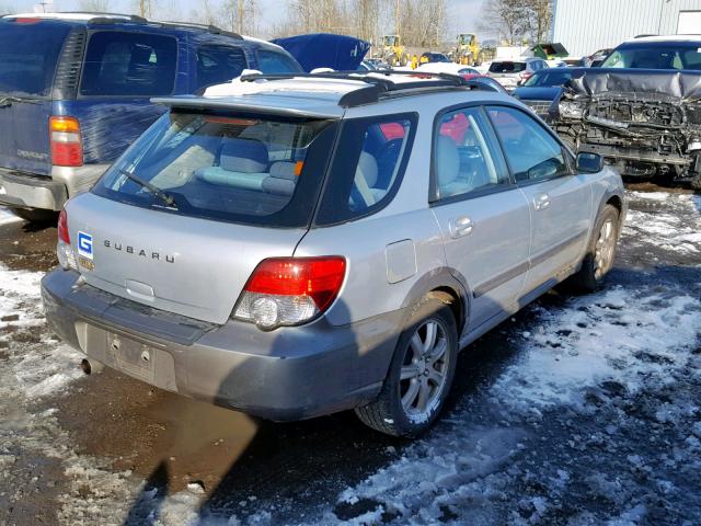 JF1GG68575H817106 - 2005 SUBARU IMPREZA OU SILVER photo 4