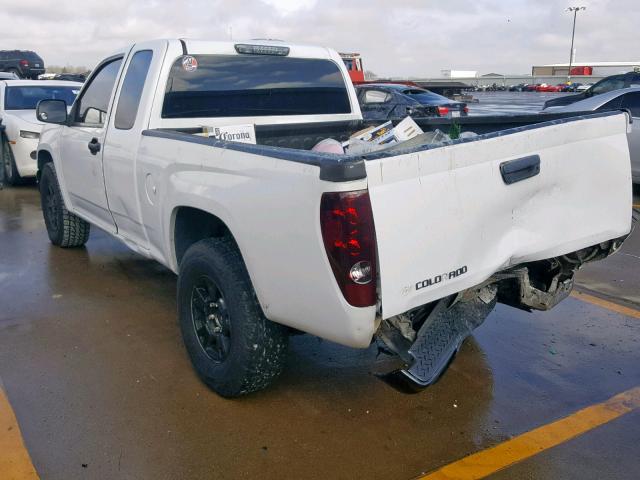 1GCCS19E378228145 - 2007 CHEVROLET COLORADO WHITE photo 3