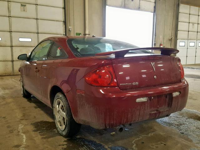 1G2AL18F887160564 - 2008 PONTIAC G5 RED photo 3