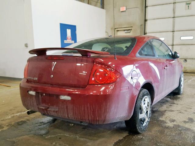 1G2AL18F887160564 - 2008 PONTIAC G5 RED photo 4