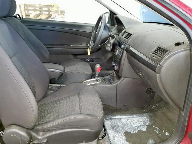 1G2AL18F887160564 - 2008 PONTIAC G5 RED photo 5