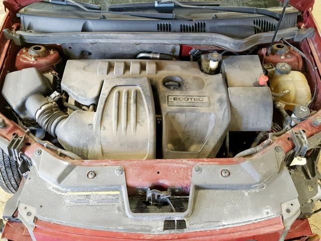 1G2AL18F887160564 - 2008 PONTIAC G5 RED photo 7