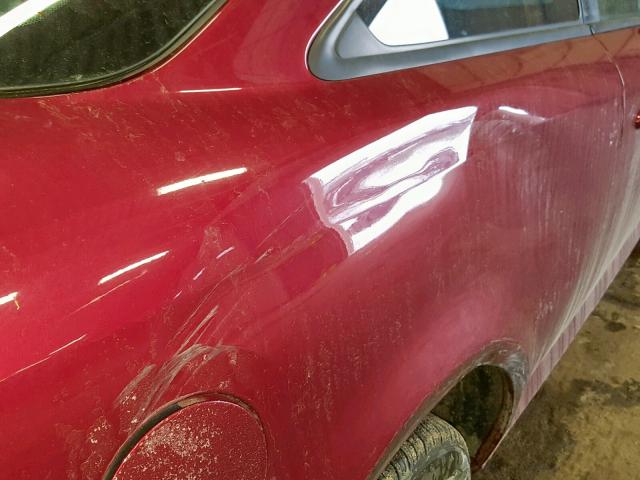 1G2AL18F887160564 - 2008 PONTIAC G5 RED photo 9