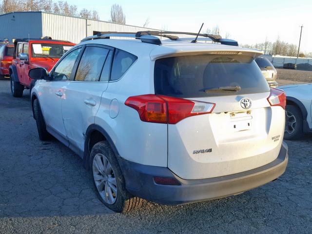 2T3DFREV5DW027091 - 2013 TOYOTA RAV4 LIMIT WHITE photo 3