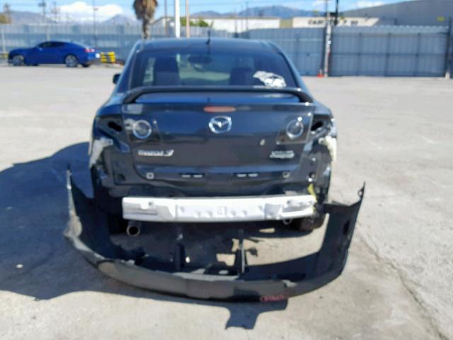 JM1BK323581106929 - 2008 MAZDA 3 S BLACK photo 9