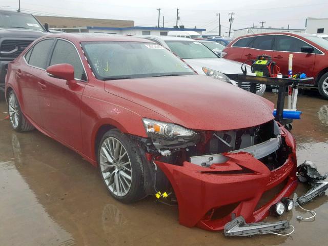 JTHBF1D29F5053637 - 2015 LEXUS IS 250 RED photo 1