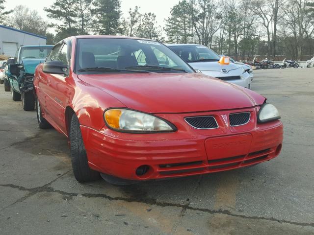 1G2NF52T6YC525376 - 2000 PONTIAC GRAND AM S RED photo 1