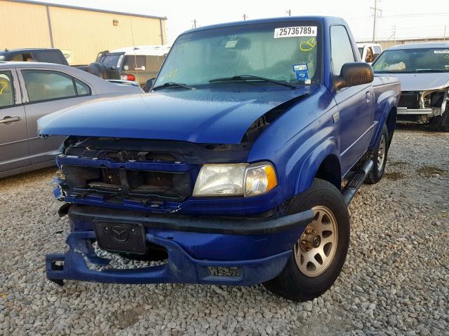 4F4YR12U53TM06171 - 2003 MAZDA B3000 BLUE photo 2