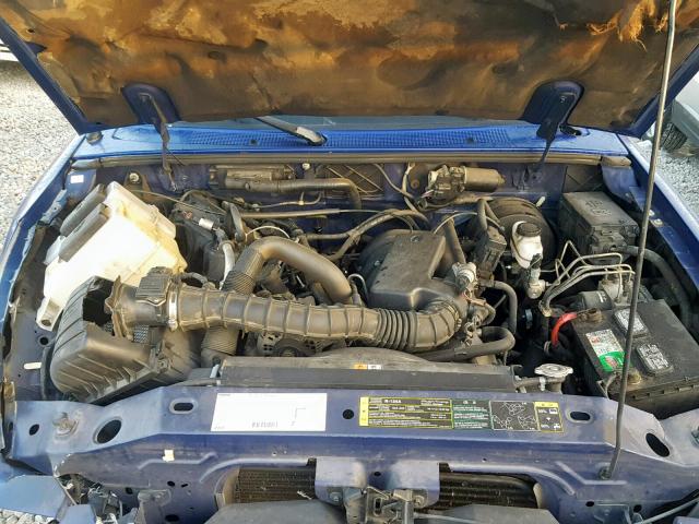 4F4YR12U53TM06171 - 2003 MAZDA B3000 BLUE photo 7