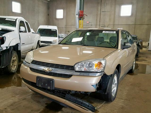 1G1ZT54874F110762 - 2004 CHEVROLET MALIBU LS GOLD photo 2