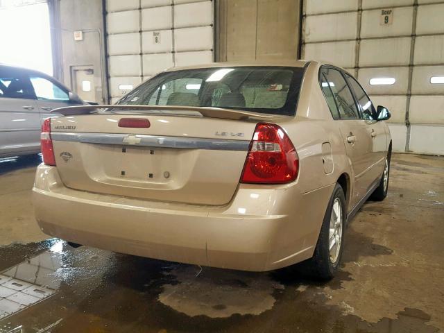 1G1ZT54874F110762 - 2004 CHEVROLET MALIBU LS GOLD photo 4