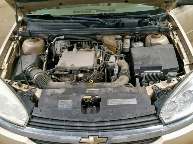 1G1ZT54874F110762 - 2004 CHEVROLET MALIBU LS GOLD photo 7