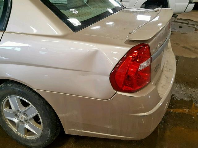1G1ZT54874F110762 - 2004 CHEVROLET MALIBU LS GOLD photo 9