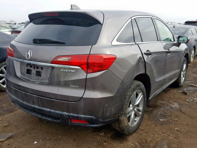 5J8TB4H31DL011642 - 2013 ACURA RDX BASE BROWN photo 4