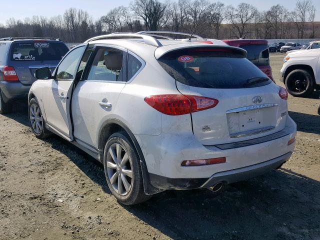 JN1BJ0RP9HM388178 - 2017 INFINITI QX50 WHITE photo 3