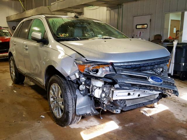 2FMDK4JC6DBA47559 - 2013 FORD EDGE SEL SILVER photo 1