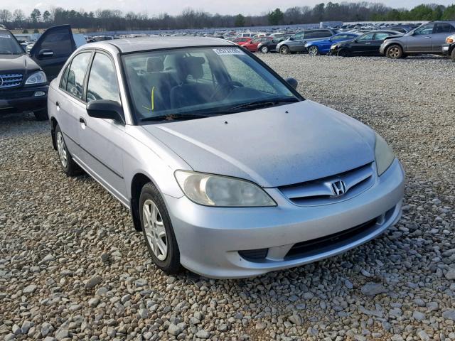 1HGES16314L004040 - 2004 HONDA CIVIC DX V SILVER photo 1