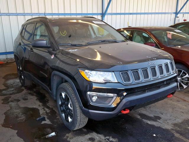 3C4NJDDB4JT101570 - 2018 JEEP COMPASS TR BLACK photo 1