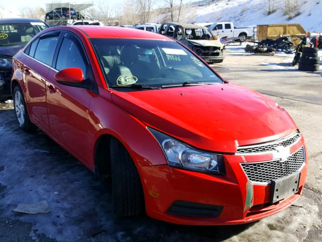 1G1P75SZ1E7264516 - 2014 CHEVROLET CRUZE RED photo 1