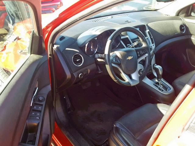 1G1P75SZ1E7264516 - 2014 CHEVROLET CRUZE RED photo 9