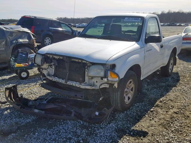 5TENL42N24Z414142 - 2004 TOYOTA TACOMA WHITE photo 2