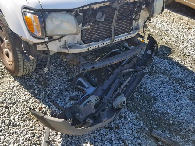 5TENL42N24Z414142 - 2004 TOYOTA TACOMA WHITE photo 9