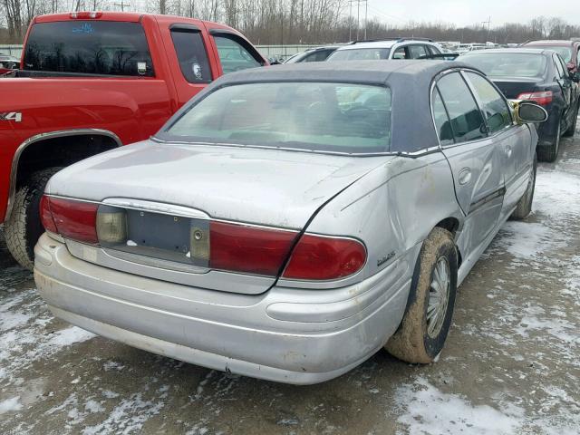 1G4HP54K624191955 - 2002 BUICK LESABRE CU SILVER photo 4