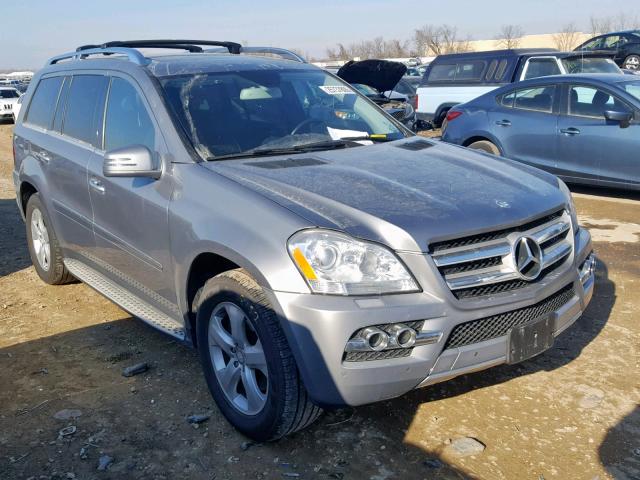 4JGBF7BE0BA703597 - 2011 MERCEDES-BENZ GL 450 4MA GRAY photo 1