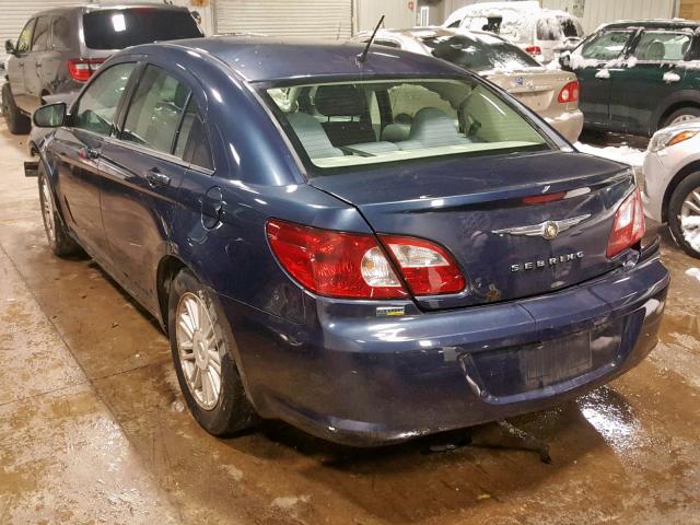 1C3LC56R97N618376 - 2007 CHRYSLER SEBRING TO BLUE photo 3