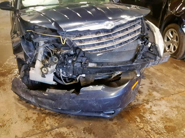 1C3LC56R97N618376 - 2007 CHRYSLER SEBRING TO BLUE photo 9