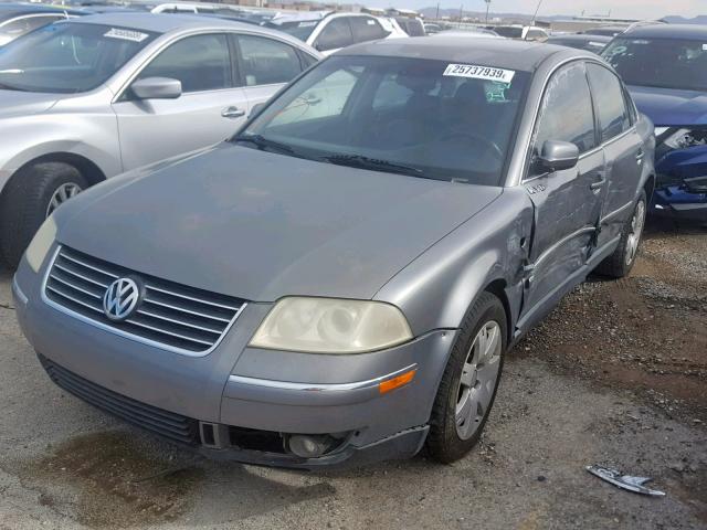 WVWTH63B83P036505 - 2003 VOLKSWAGEN PASSAT GLX SILVER photo 2