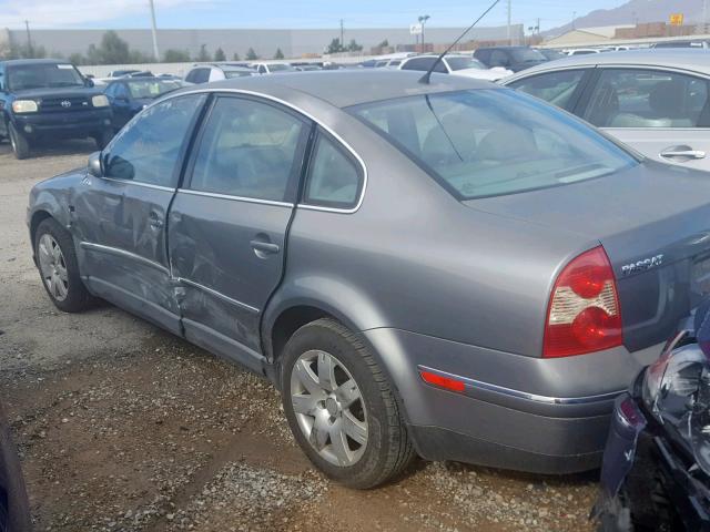 WVWTH63B83P036505 - 2003 VOLKSWAGEN PASSAT GLX SILVER photo 3