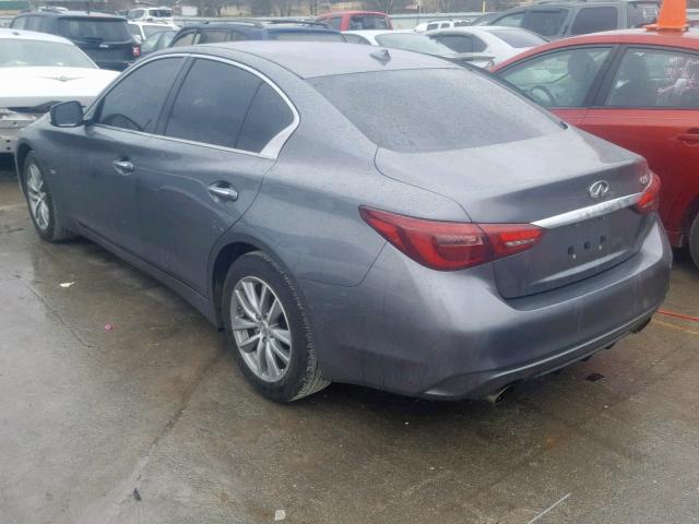 JN1CV7AP5JM240578 - 2018 INFINITI Q50 PURE GRAY photo 3