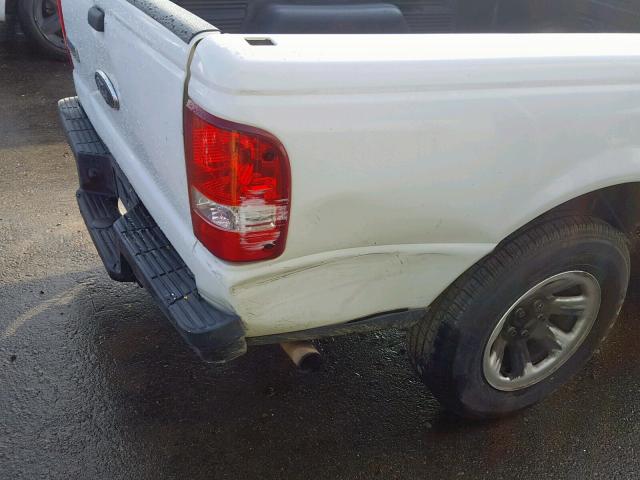 1FTKR1AD1BPA19804 - 2011 FORD RANGER WHITE photo 9