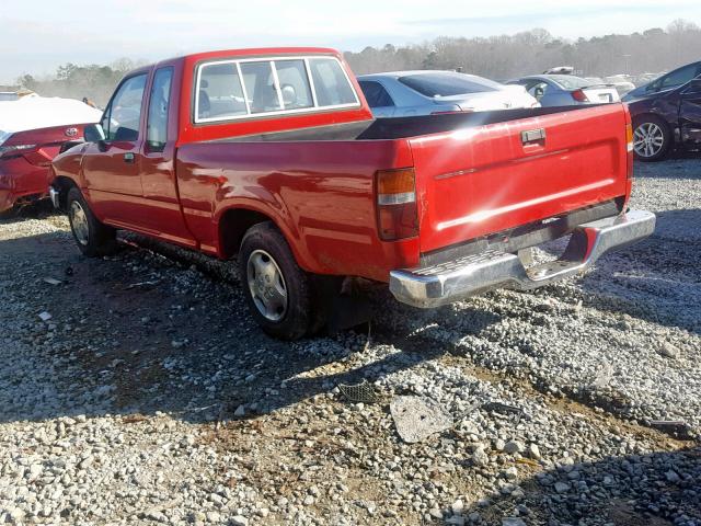 JT4RN93P0P5074098 - 1993 TOYOTA PICKUP 1/2 RED photo 3