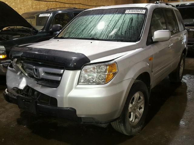 5FNYF18288B044497 - 2008 HONDA PILOT VP SILVER photo 2