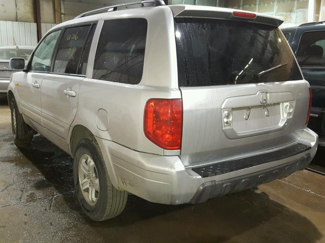 5FNYF18288B044497 - 2008 HONDA PILOT VP SILVER photo 3