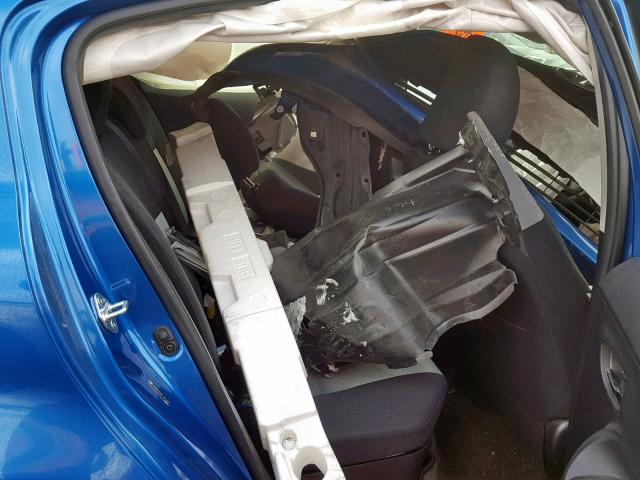 JTDKDTB33F1092309 - 2015 TOYOTA PRIUS C BLUE photo 6