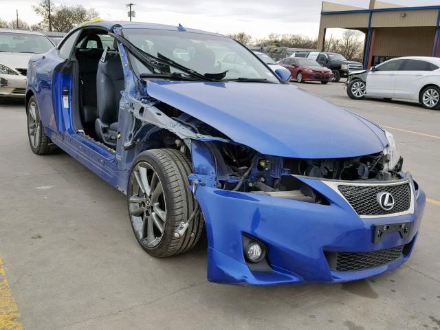 JTHFE2C28E2510059 - 2014 LEXUS IS 350 BLUE photo 1