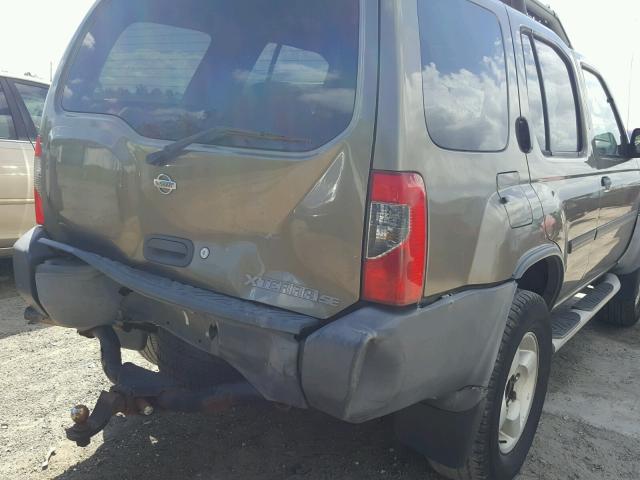 5N1ED28Y11C534863 - 2001 NISSAN XTERRA XE BROWN photo 9